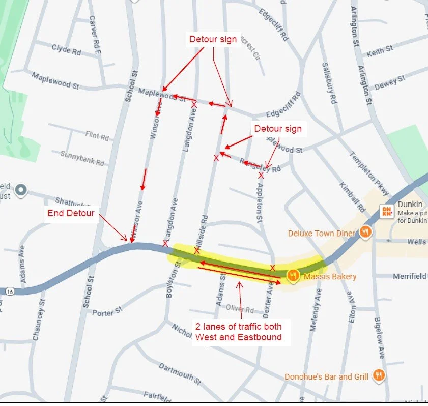 Mount Auburn Street Project Update - Week of November 10 through